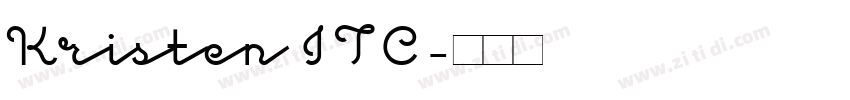 Kristen ITC字体转换